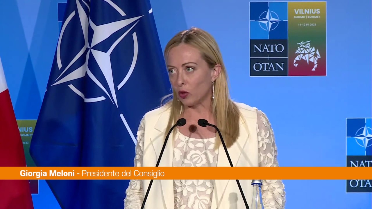 Nato, Meloni "Serve attenzione anche al fianco Sud dell'Alleanza"