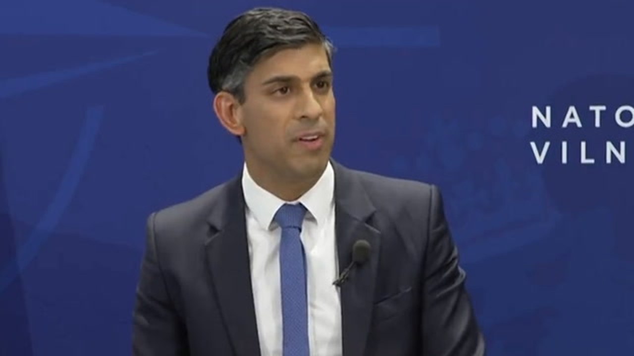 UK PM Rishi Sunak hails the summit's achievements and says "in time we will be stronger with Ukraine as a Nato ally too"
