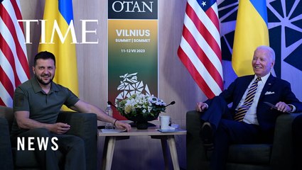 President Biden Meets with Ukrainian President Zelenskyy During NATO Summit