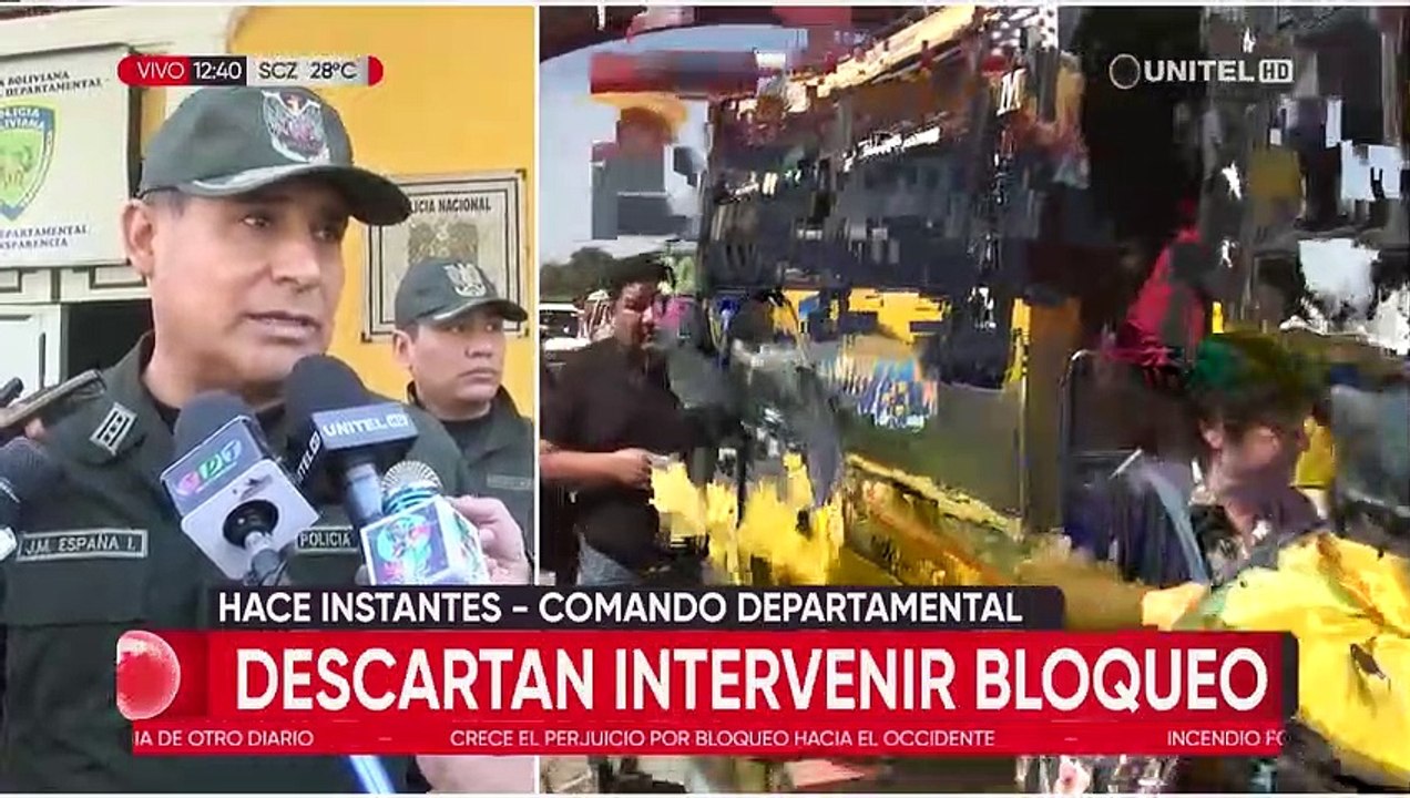 “Es un tema que debe ser solucionado por los dos municipios”, la Policía descarta intervenir en los bloqueos de Cochabamba