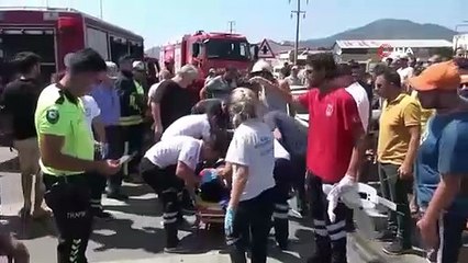 Accident de la circulation de 4 véhicules à Fethiye： 1 mort, 5 blessés