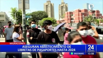 Download Video: Migraciones asegura abastecimiento de libretas de pasaportes hasta el 2024