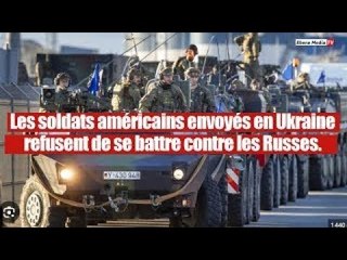 Les soldats américains refusent de retourner en Ukraine se battre contre la Russie.