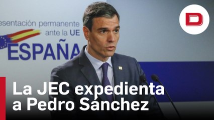 La Junta Electoral expedienta a Sánchez por sus ataques a PP y Vox en el Consejo Europeo
