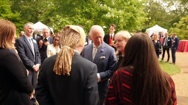 King attends reception aimed at tackling food insecurity