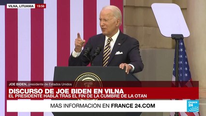 Joe Biden: "Hacemos todo lo posible para entregarle a Ucrania lo que necesita"