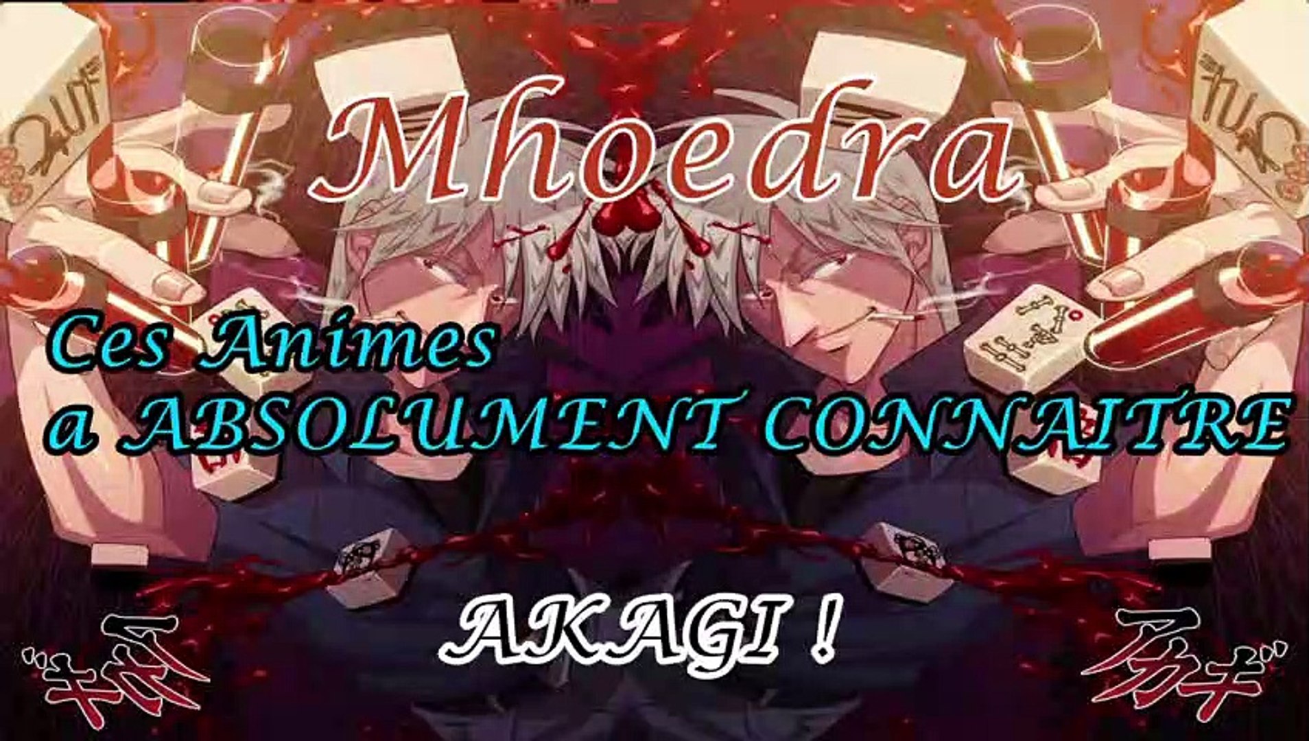 ⁣Akagi : Cet anime à absolument voir | Ces Animes A Voir | Best Animes