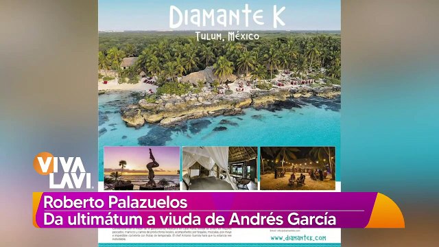 Roberto Palazuelos da ultimátum a viuda de Andrés García