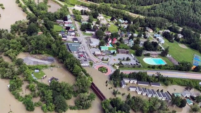 Evacuaciones en el noreste de EEUU por inundaciones históricas