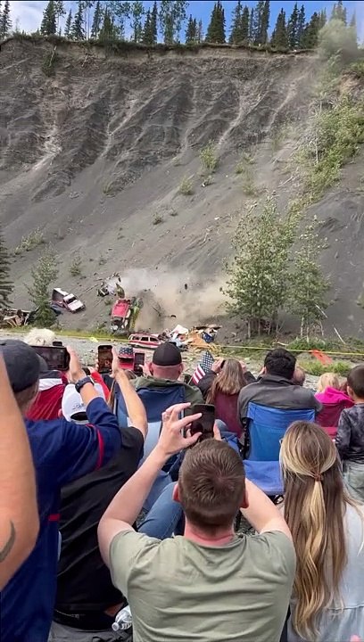 4th of July Car Launch in Glacier View, Alaska