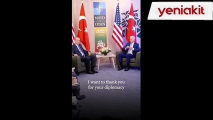 ABD Başkanı Biden'dan videolu Erdoğan mesajı: Cesaretiniz...