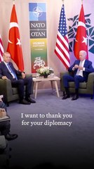 Message vidéo d'Erdogan du président américain Biden： Merci pour votre courage, votre leadership et votre diplomatie