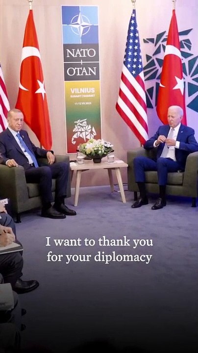 Message vidéo d'Erdogan du président américain Biden： Merci pour votre courage, votre leadership et votre diplomatie