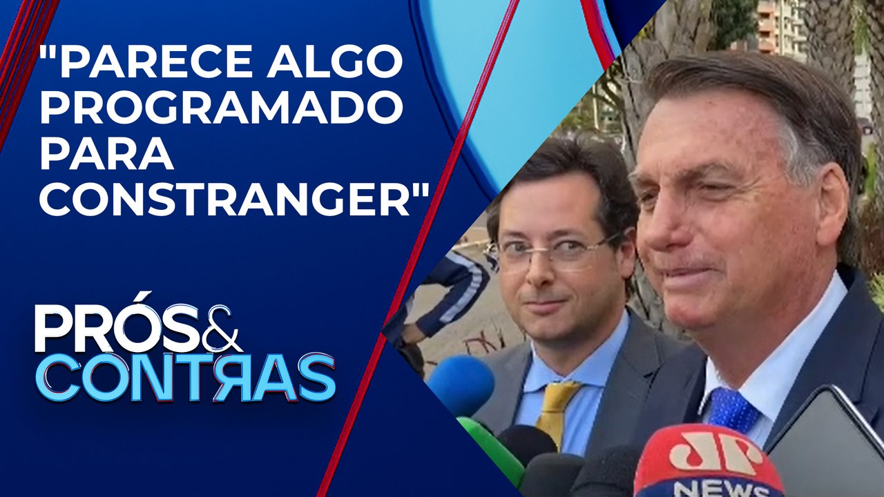 Bolsonaro fala após depor na PF: “Marcos do Val...