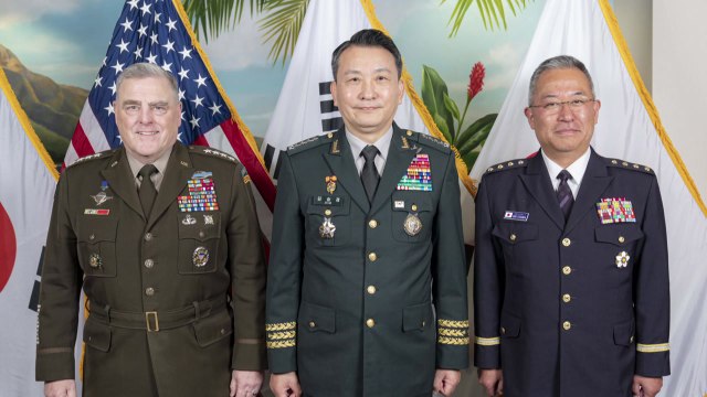 한미일 합참의장 北 ICBM 강력 규탄...3자 협력 강조 / YTN