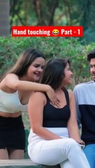 Hand Touching Prank  - Short - Pihu Aur Prem -#ytshortsindia #ytfeedshorts #pihuaurprem