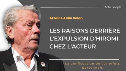 Affaire Alain Delon : Hiromi Rollin privée de ses effets personnels, les raisons révélées