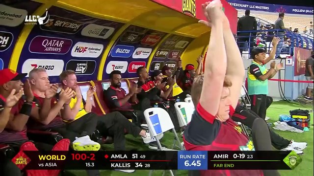 World Giants vs Asia Lions _ Match 6 Highlights _ Asia vs World _ legends League cricket 2023 _ LLC