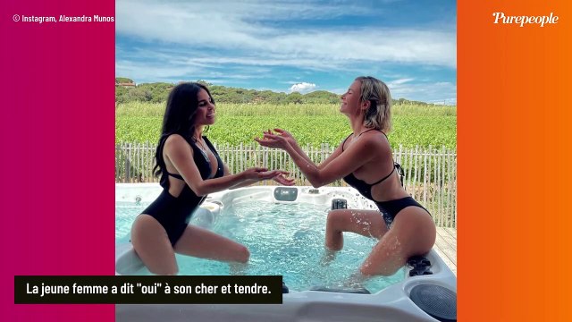 PHOTOS Clara Morgane : sa soeur Alexandra se marie dans une robe au décolleté savoureu