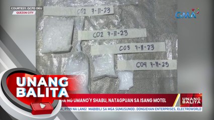 P1.2-m halaga ng umano'y shabu, natagpuan sa isang motel | UB