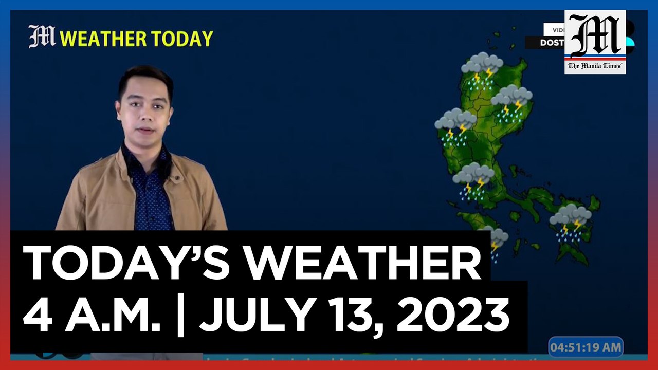 Today's Weather, 4 A.M. | July 13, 2023