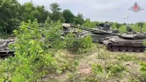 Rusya, Wagner’in teslim ettiği silahların videosunu yayınladı! Tanklar, zırhlı silahlar...