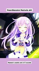 Hyperdimension Neptunia mk2 - Nepgear sounds cute in 15 seconds