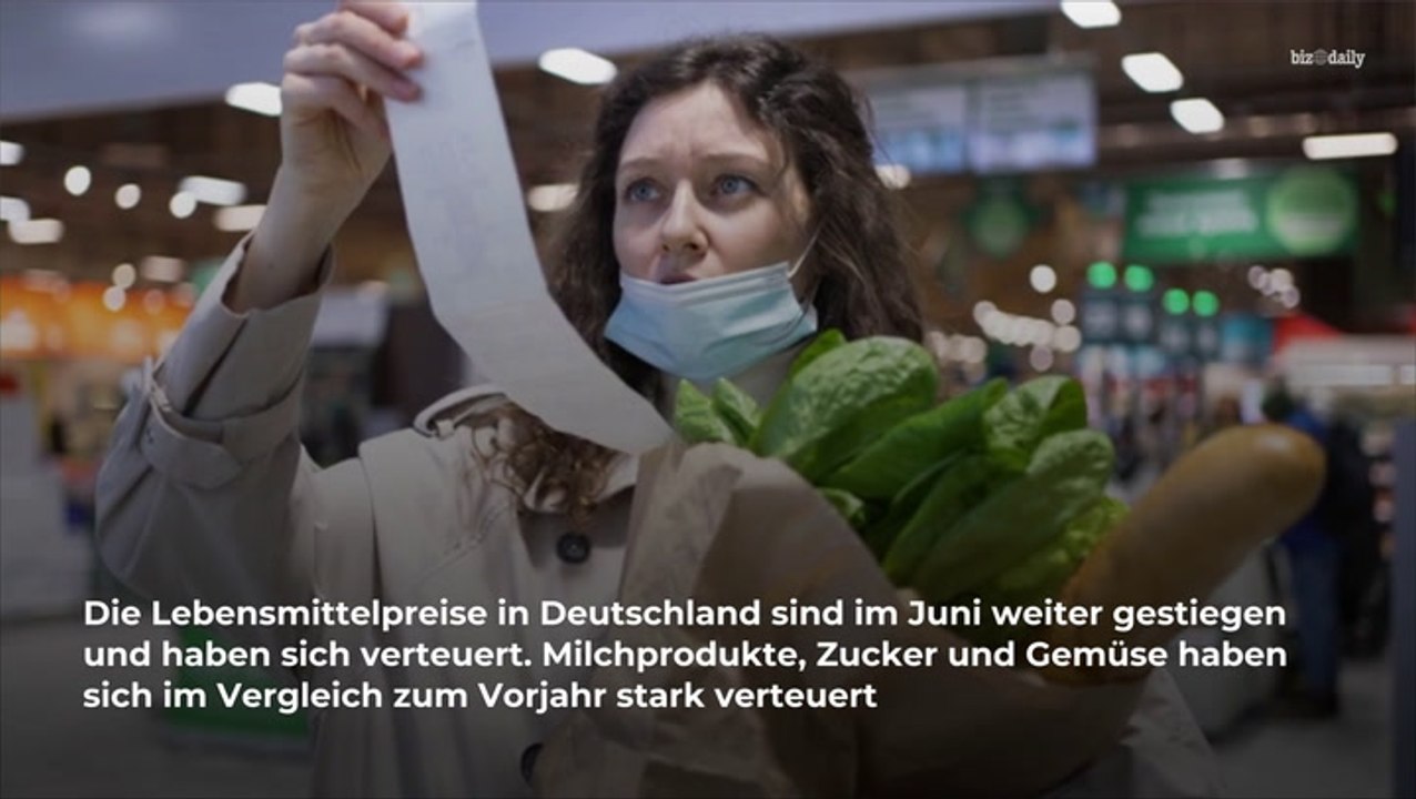 Inflation: Lebensmittel werden wieder teurer