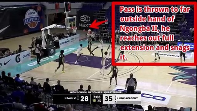 Indiana Basketball 2024 Recruiting Target Patrick Ngongba II Good Catches Highlights