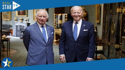 Charles III impassible : Joe Biden déboussolé et en pleine confusion pendant sa visite au roi, ce lé