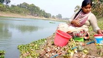 Beautiful Girl Fishing_Fishing With Hook_Traditional Hook Fishing_Nurani Fishing Bd