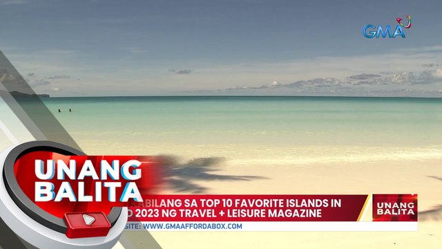 Boracay, kabilang sa Top 10 Favorite Islands in the World 2023 ng Travel + Leisure Magazine | UB