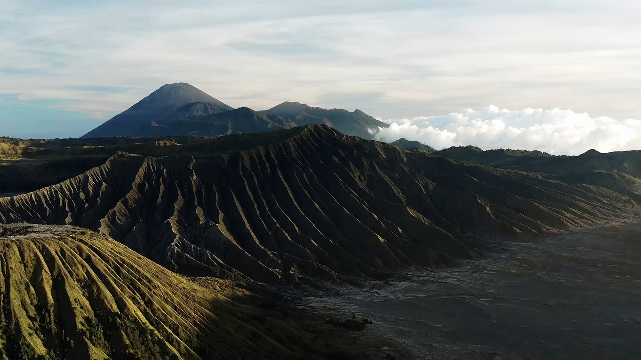 Drone Footage Of Mountain And Hills Natural Landscape