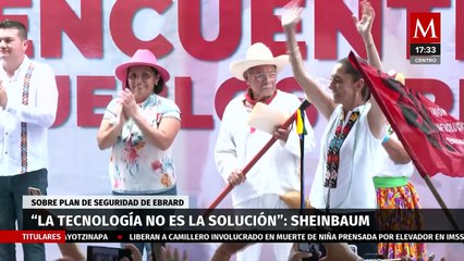La tecnología no es la solución: Sheinbaum sobre plan de seguridad de Marcelo Ebrard