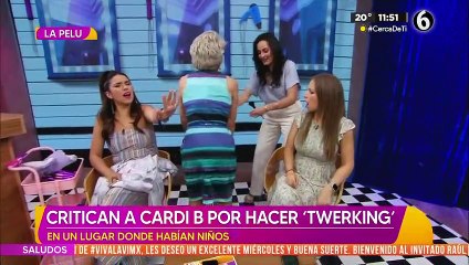 Download Video: Cardi B es criticada por hacer 'twerking' en lugar para niños