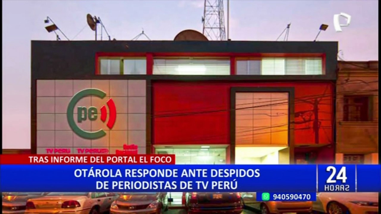 Premier Alberto Otárola niega despidos injustificados en Tv Perú