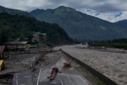 Drone reveals scale of destruction in India floods