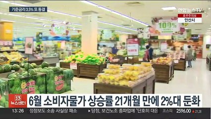 한은, 기준금리 연 3.5% 유지…4회 연속 동결