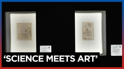 Leonardo da Vinci sketches debut in US capital