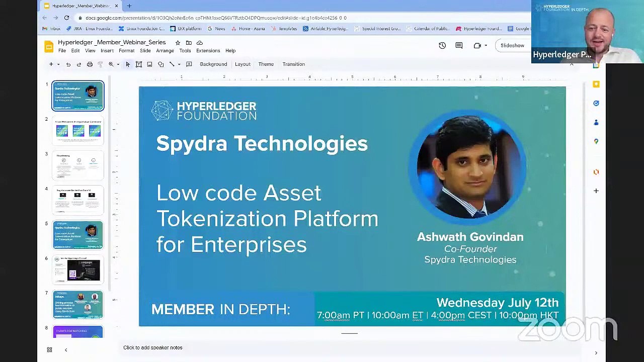 Hyperledger In-depth with Spydra_ Low code Asset Tokenization Platform for enterprises