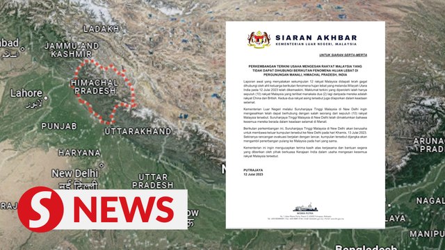 Malaysians stranded in India floods safe, expected to reach New Delhi