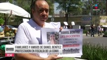 Asesinato Norberto Ronquillo: Familiares de Daniel Benítez protestan en la Fiscalía CDMX