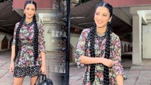 Shruti Haasan ने Multicoloured Floral Printed Outfit में फैन्स का जीता दिल