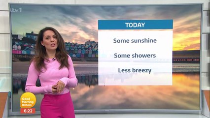 Laura Tobin Weather forecast for the UK (13/07/2023)