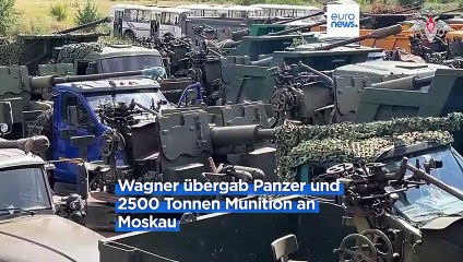 Prigoschin von Putin kaltgestellt? Russland zieht Wagner-Waffen ein