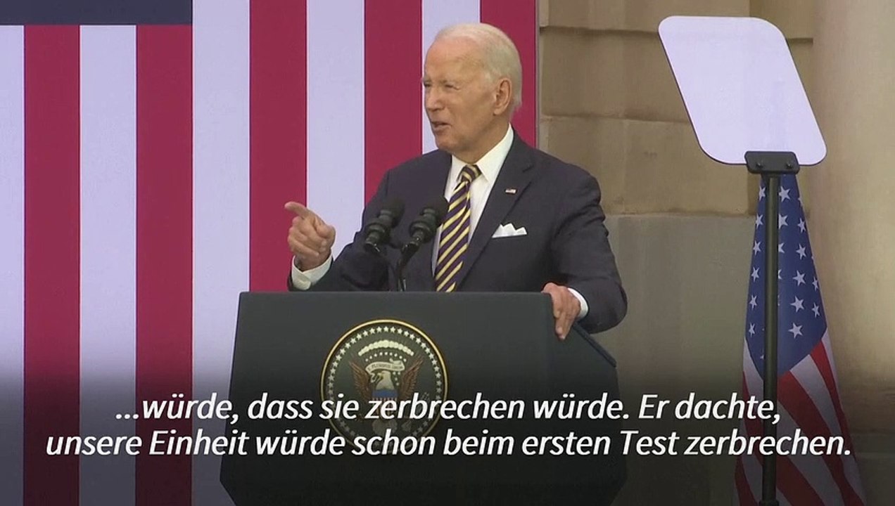 Biden: 'Wir haben den längeren Atem als Putin'