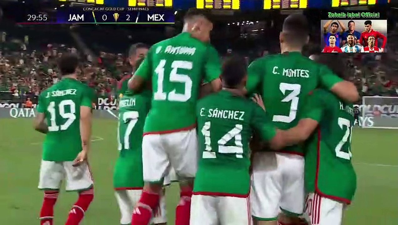 Mexico vs Jamaica Semi Final Highlights Gold Cup 2023