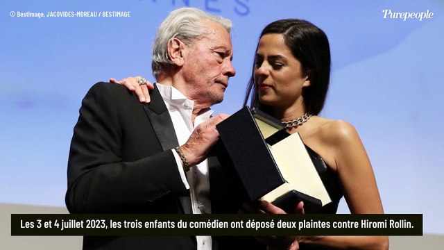 Alain Delon harcelé par Hiromi Rollin pour qu'il l'épouse : hurlements, insultes... Anouchka témoin d'une terrible dispute