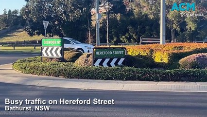 Traffic along Hereford Street