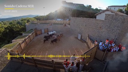 EL séptimo encierro de los Sanfermines, con la narración de la Cadena Ser